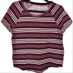 ME TO WE | SHORT SLEEVE STRIPED TOP